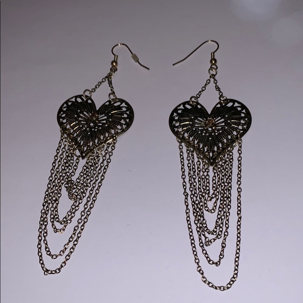 Heart earrings